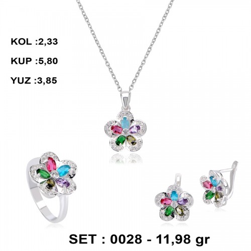 MİX-RENKLİ-ZİRKON-GÜMÜŞ-SET