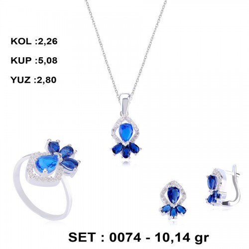 SAFİR-RENKLİ-ZİRKON-GÜMÜŞ-SET